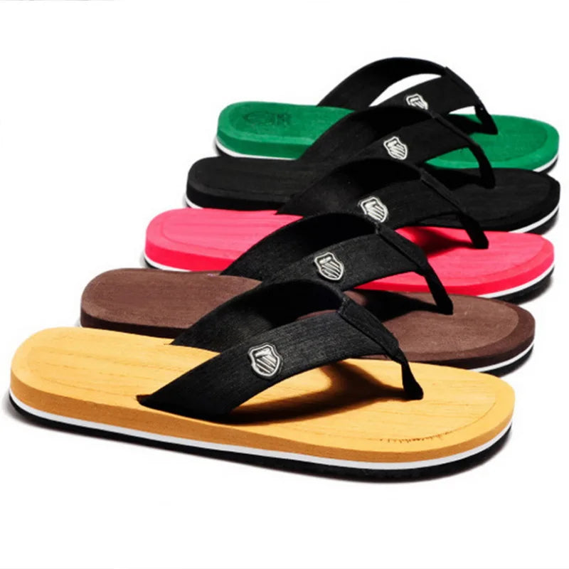 Big Size Sandals Shoes Men Summer Men Flip Flops High Quality Beach Sandals Anti-Slip Zapatos Hombre Casual Shoes Man Slippers