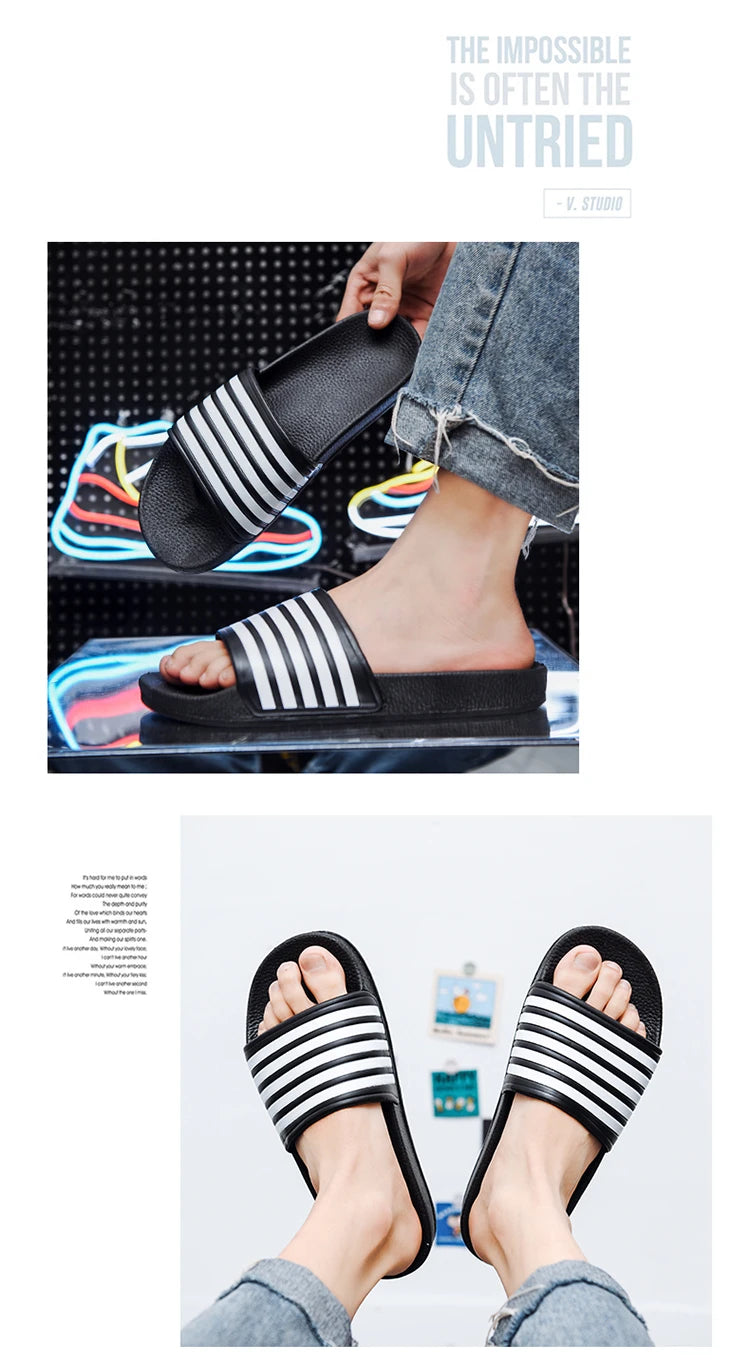 Men's Shoes Outdoor Comfortable Men Casual Shoes Summer Mens Sandals Non-slip Beach Shoes New Man Flip Flops Plus Size Sandals