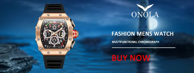 Transparent Plastic Waterproof Luxury Watch Men and Women Brand ONOLA Faionsh Quartz Silicone Men Watches Relojes Para Hombre