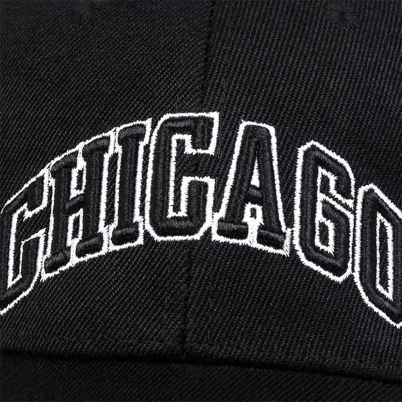 Unisex CHICAGO Letter Embroidery Baseball Caps Spring Autumn Outdoor Adjustable Casual Hats Sunscreen Hat