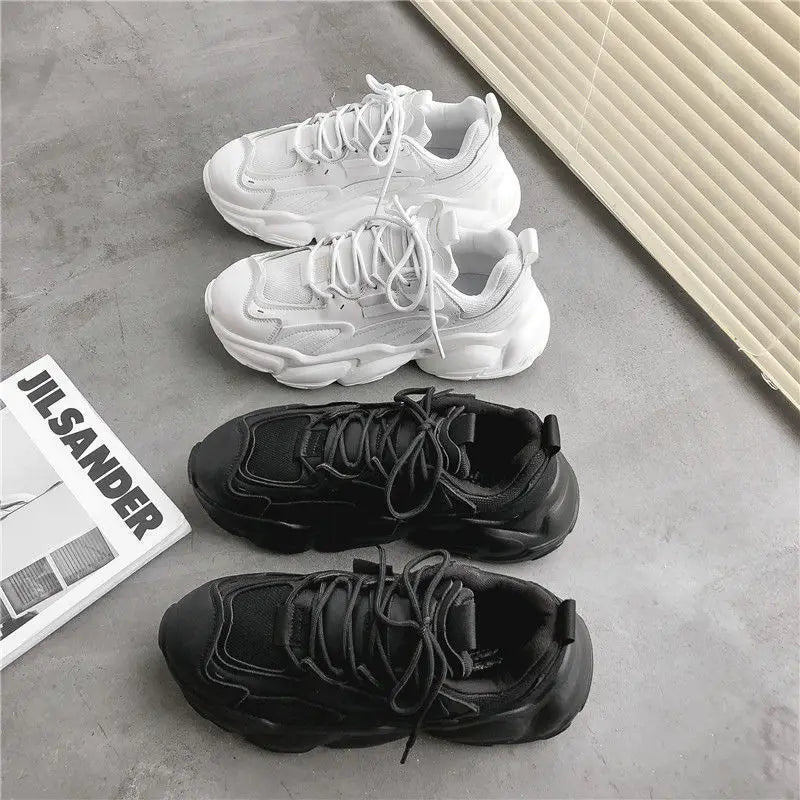 Autumn Men's Platform Sneakers Breathable Men Chunky Shoes Trainers women Sneakers Tenis Masculino Zapatillas Hombre888