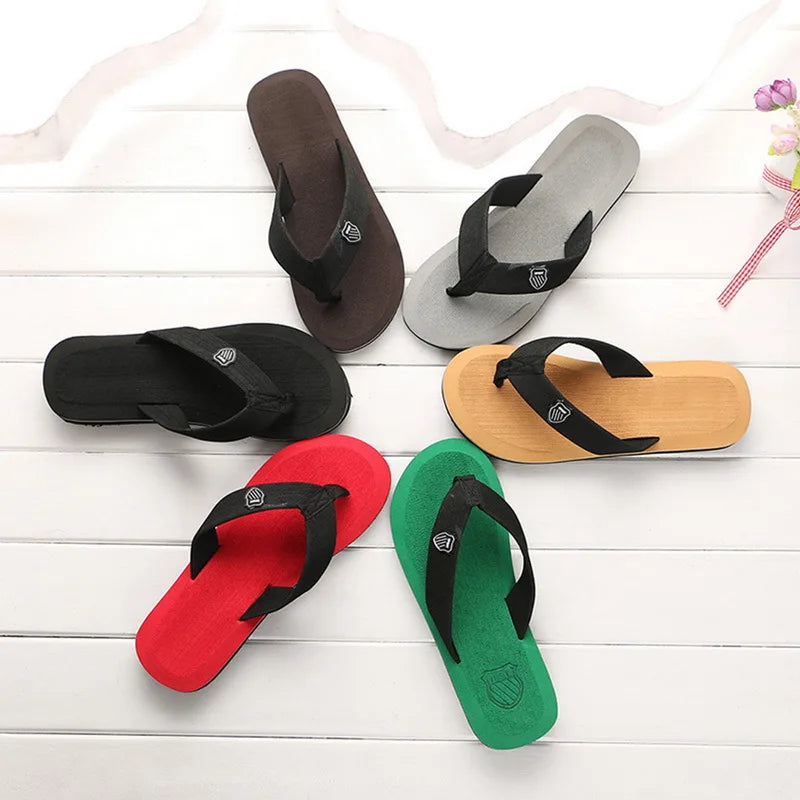 Big Size Sandals Shoes Men Summer Men Flip Flops High Quality Beach Sandals Anti-Slip Zapatos Hombre Casual Shoes Man Slippers