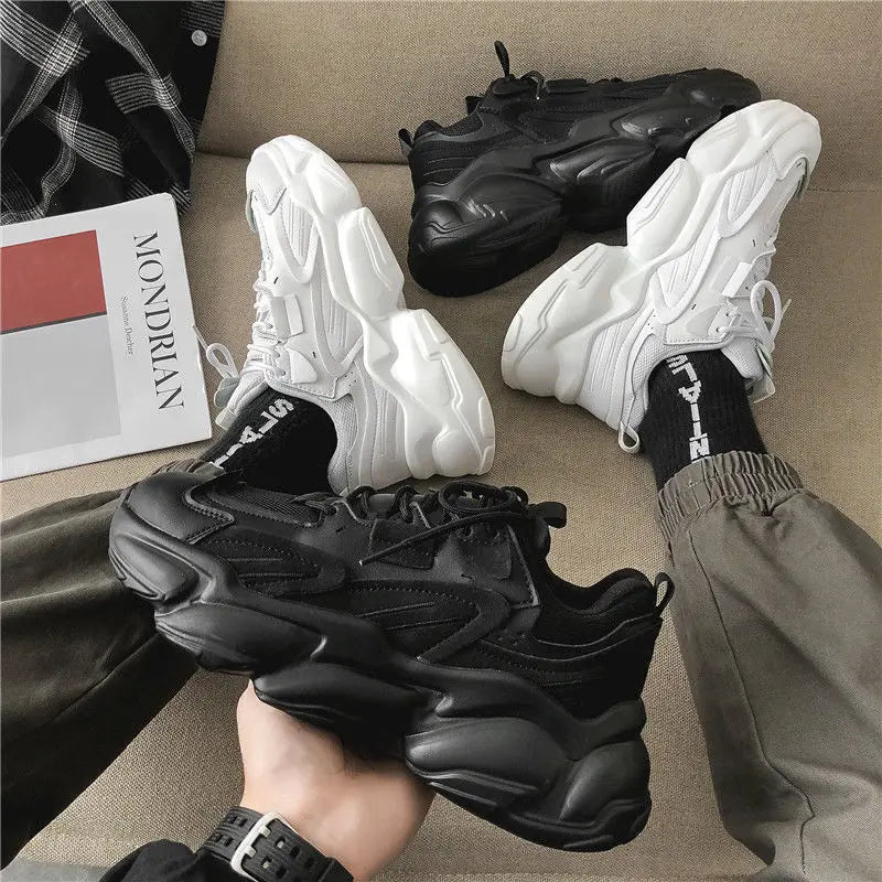 Autumn Men's Platform Sneakers Breathable Men Chunky Shoes Trainers women Sneakers Tenis Masculino Zapatillas Hombre888