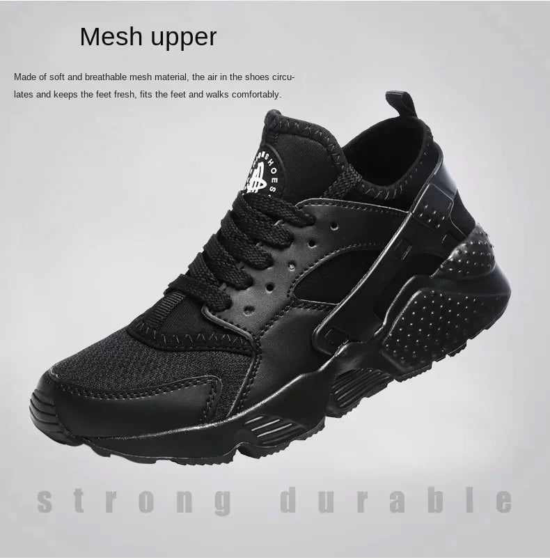 Outdoor Anti Slip Running Shoes for Men and Women Couples, Casual Fashion, Comfortable, and High Height Sports Shoes 35-47