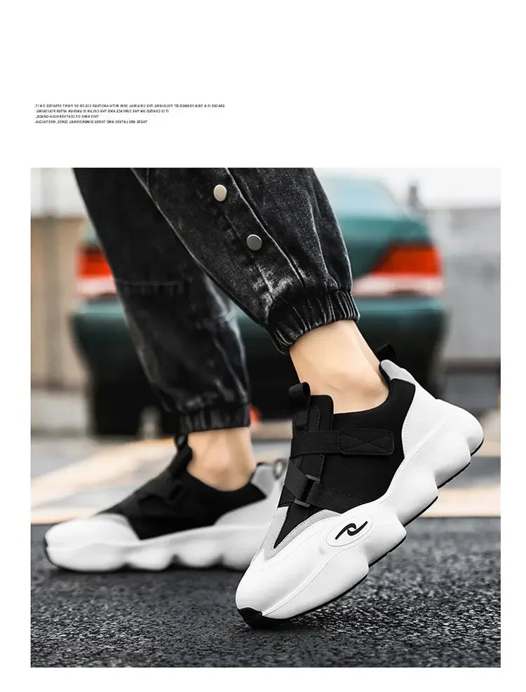 Men's Sneakers 2023 Summer New Men Fashion Designer Breathable Footwear Vulcanized Shoes Running Outdoor Non-slip Running Shoes