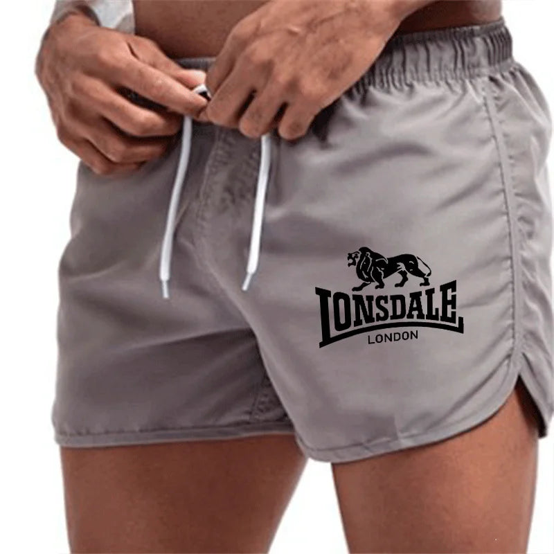 2024 LONSDALE Men's Sports Beach Shorts Summer light pants pocket loose tracksuit