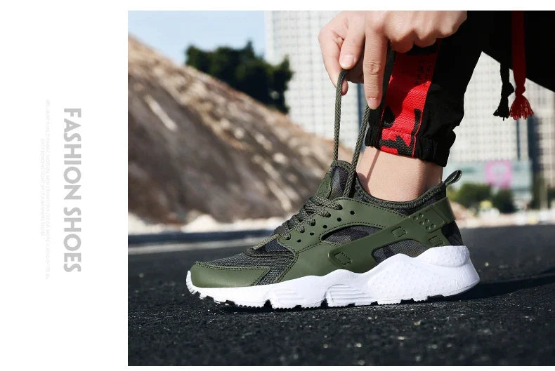 Outdoor Anti Slip Running Shoes for Men and Women Couples, Casual Fashion, Comfortable, and High Height Sports Shoes 35-47