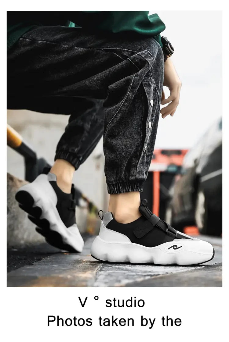 Men's Sneakers 2023 Summer New Men Fashion Designer Breathable Footwear Vulcanized Shoes Running Outdoor Non-slip Running Shoes