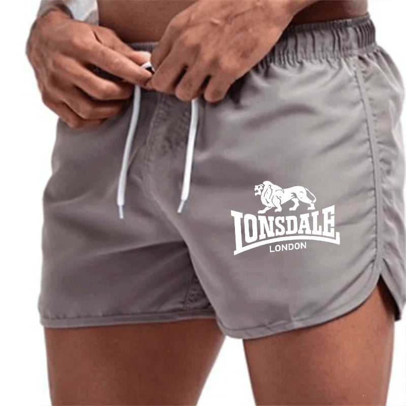 2024 LONSDALE Men's Sports Beach Shorts Summer light pants pocket loose tracksuit