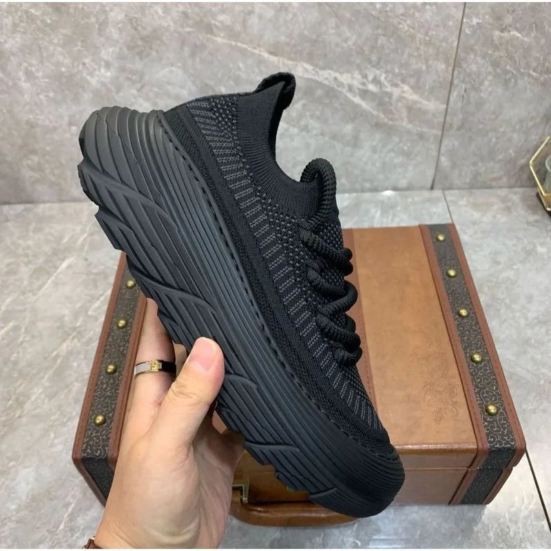 2024 New Summer Men Casual Sneakers Mesh Walking Shoes for Man Breathable Running Shoes High Man's Casual Shoes Trendy