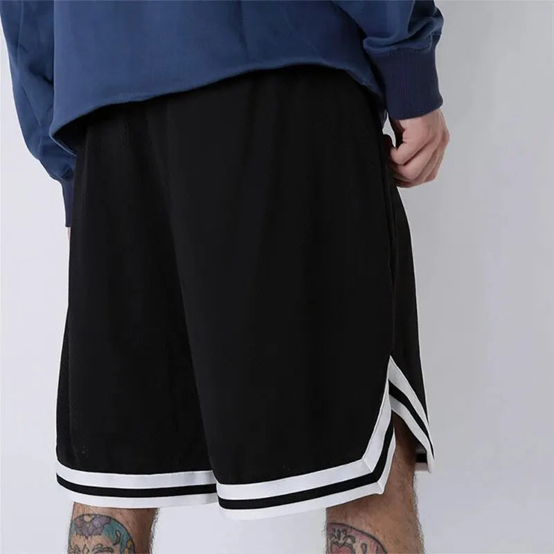 Men's 2024 Summer New Fashion Classic Number 11 Solid Colour Breathable Five-Minute Shorts Sports Comfortable Leisure Pants