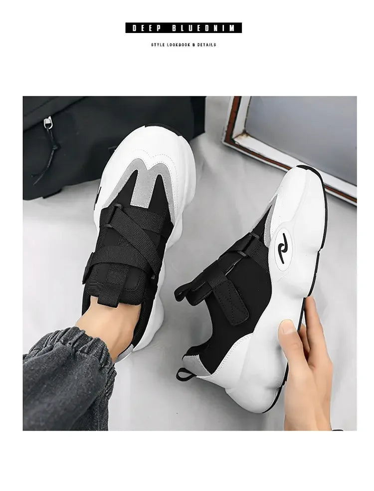 Men's Sneakers 2023 Summer New Men Fashion Designer Breathable Footwear Vulcanized Shoes Running Outdoor Non-slip Running Shoes